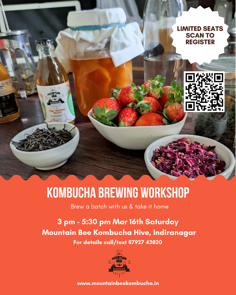 Kombucha Brewing Workshop- March 2024
