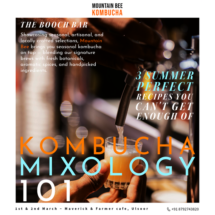 Mountain Bee Kombucha Mixology Guide