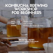 Load image into Gallery viewer, Kombucha Brewing Workshop for Beginners - October
