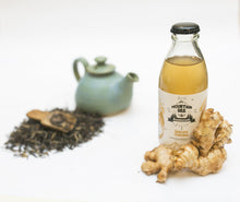 Load image into Gallery viewer, Mountain Bee Kombucha in Bangalore for gut-health, probiotics, low-calories, live-cultured drink. Ideal alternative for soda, caffeinated beverages and alcohol. Singer Ginger Kombucha, All natural, bioavailable antioxidants
