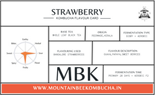 Load image into Gallery viewer, Strawberry Kombucha - Seasonal &amp; Limited Release - Pack of 6 bottles 220 ml each
